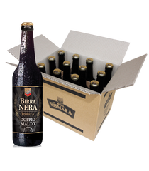 BIRRA NERA - cartone da 12 bottiglie da 33cl