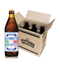BIRRETTA TRICOLORE - cartone da 6 bottiglie da 50cl