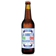 BIRRETTA TRICOLORE- cartone da 12 bottiglie da 33cl