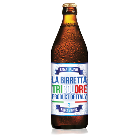 BIRRETTA TRICOLORE - cartone da 6 bottiglie da 50cl